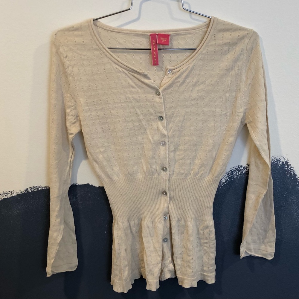 Beige Cardigan